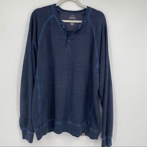 Levi’s Henley Pop Over Top Shirt Sweatshirt XXL
